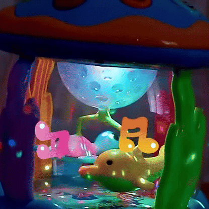 Projecteur rotatif Musical | éveiller les sens des tout-petits