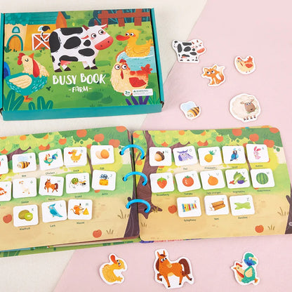 puzzle autocollant Montessori |compagnon de voyage idéal pour votre enfant