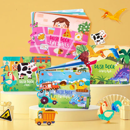 puzzle autocollant Montessori |compagnon de voyage idéal pour votre enfant