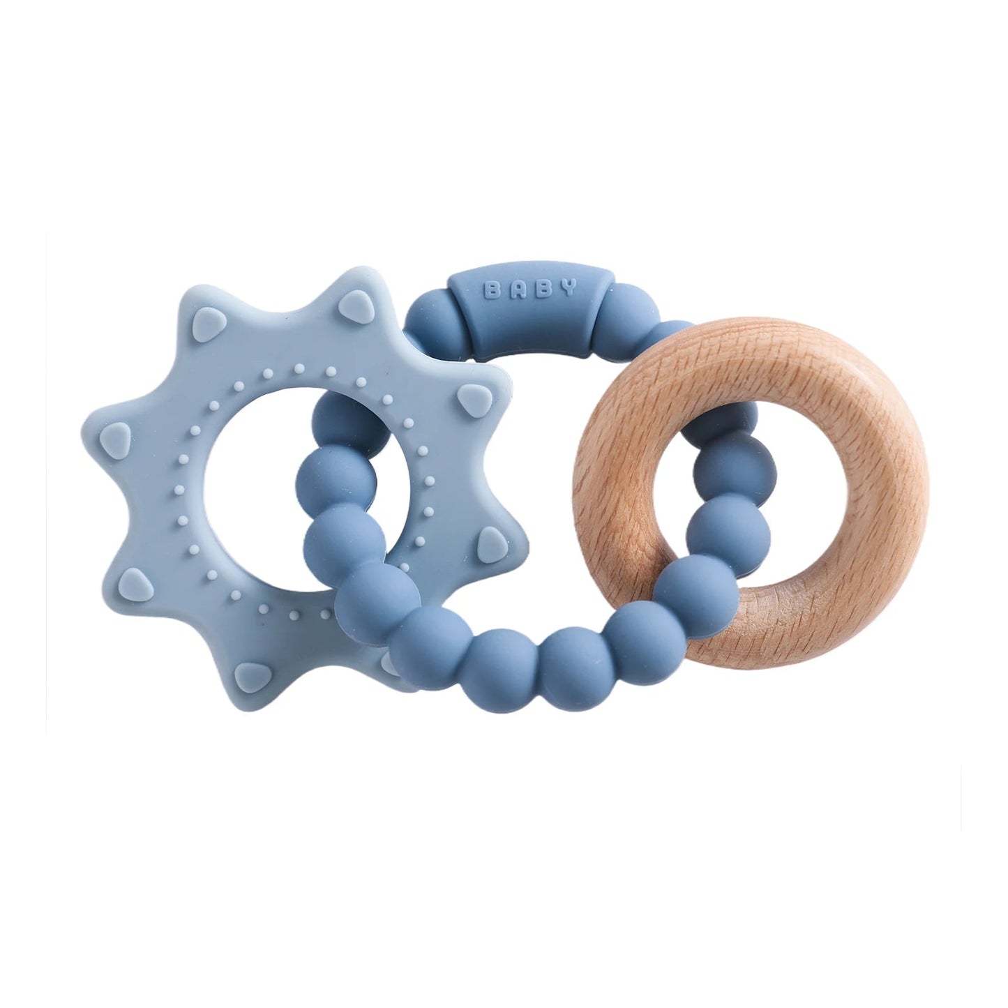 anneau de dentition en silicone | sécuritaire - Les douceurs de bébé