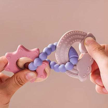anneau de dentition en silicone | sécuritaire - Les douceurs de bébé