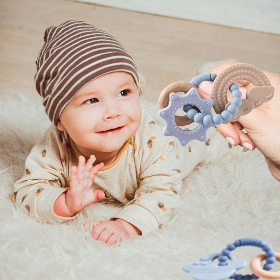 anneau de dentition en silicone | sécuritaire - Les douceurs de bébé