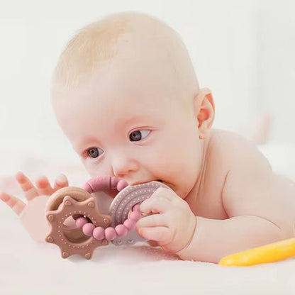 anneau de dentition en silicone | sécuritaire - Les douceurs de bébé