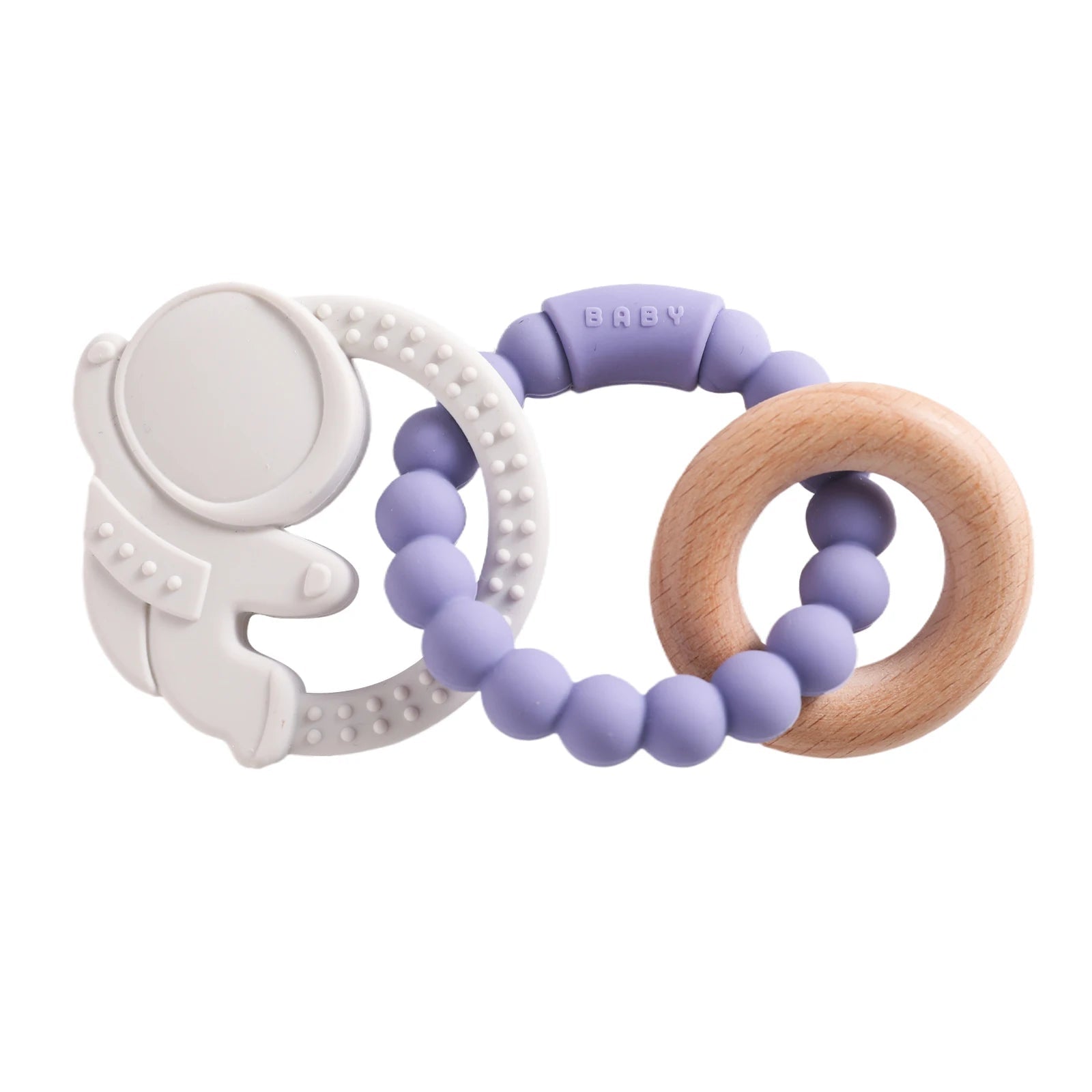 anneau de dentition en silicone | sécuritaire - Les douceurs de bébé