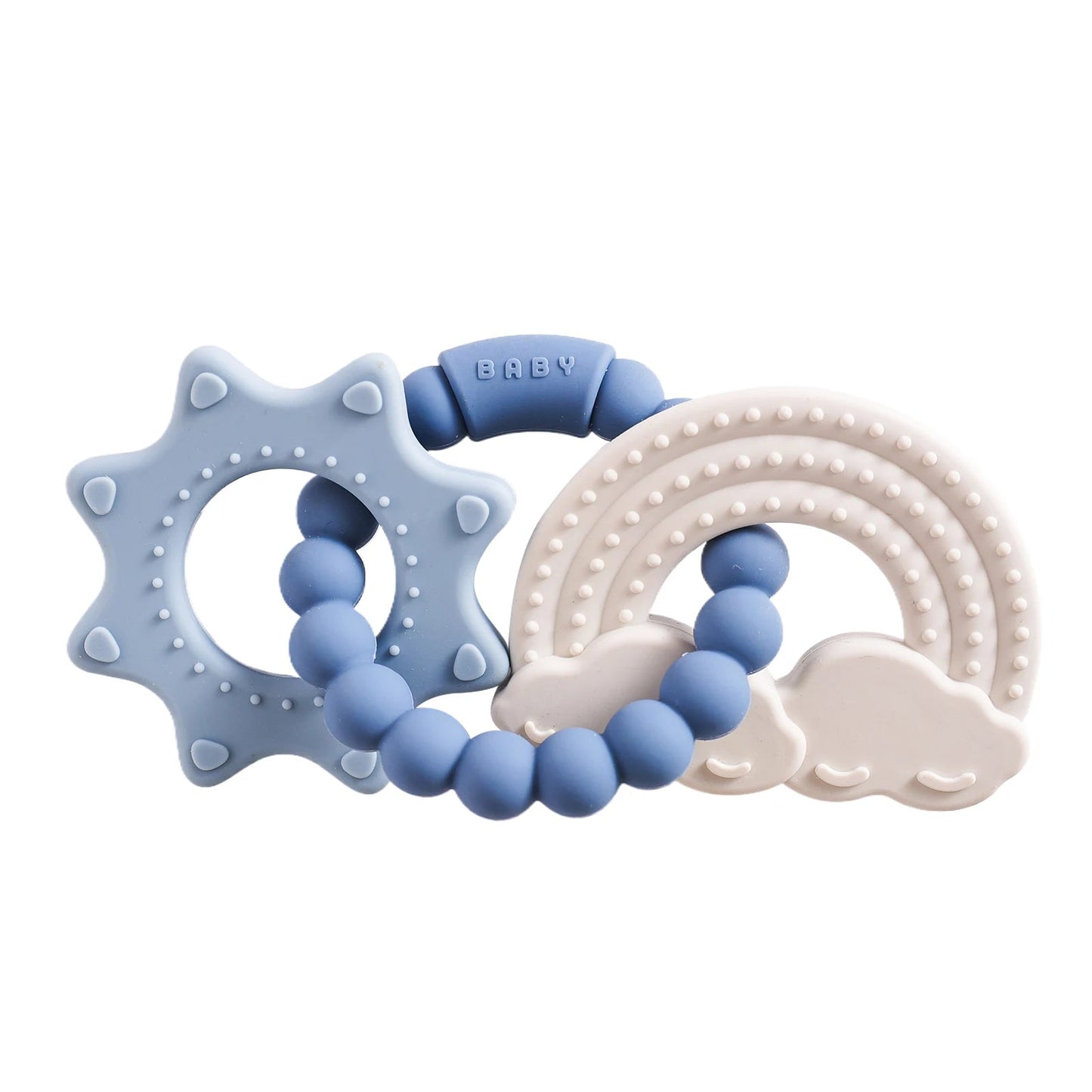 anneau de dentition en silicone | sécuritaire - Les douceurs de bébé