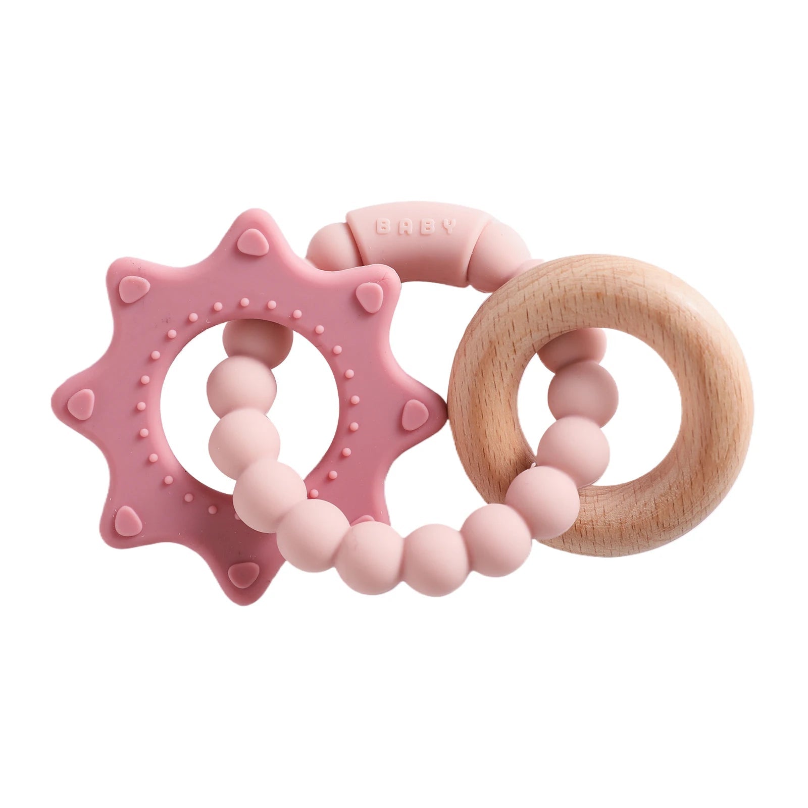 anneau de dentition en silicone | sécuritaire - Les douceurs de bébé