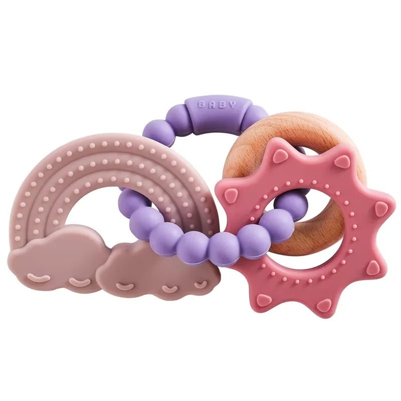 anneau de dentition en silicone | sécuritaire - Les douceurs de bébé