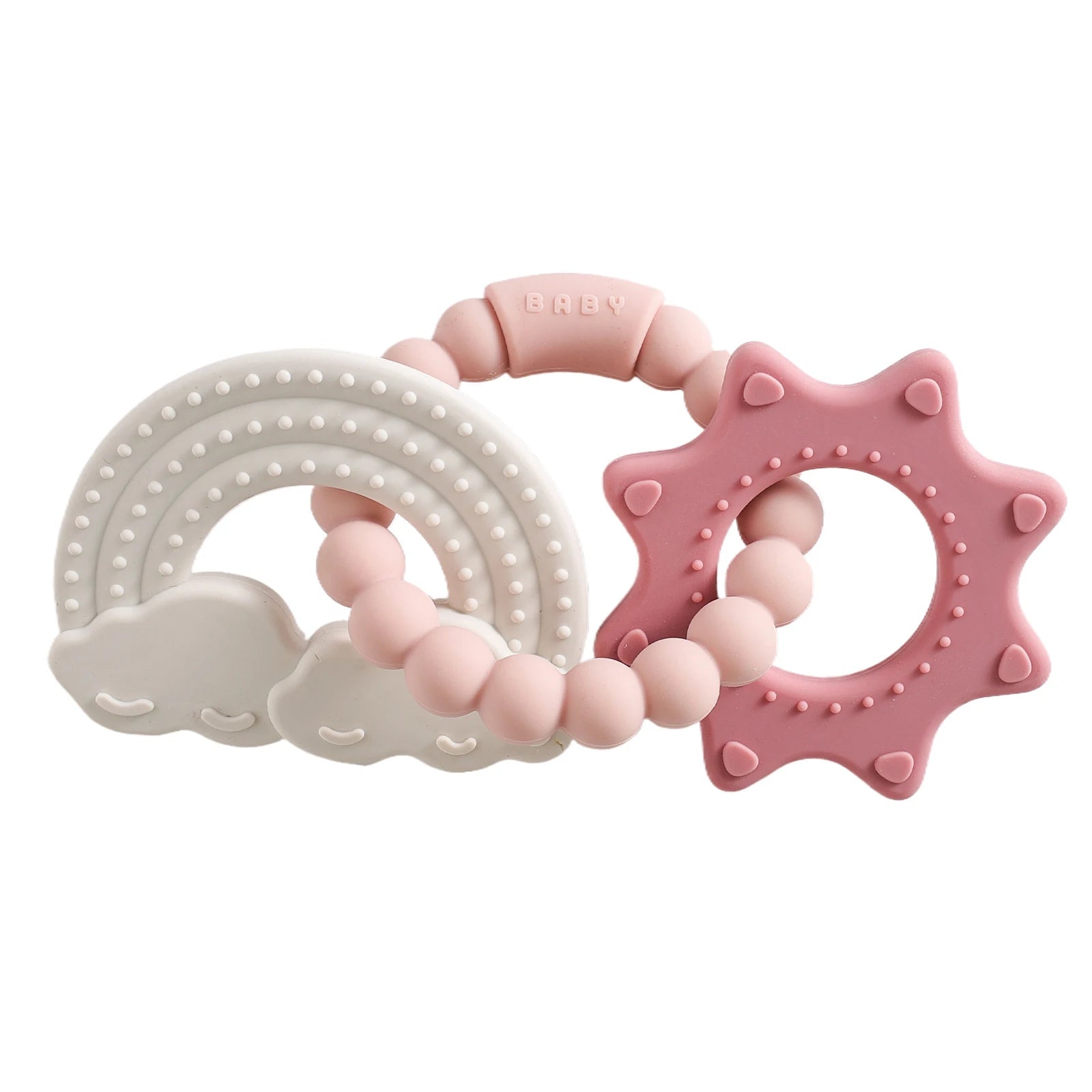 anneau de dentition en silicone | sécuritaire - Les douceurs de bébé
