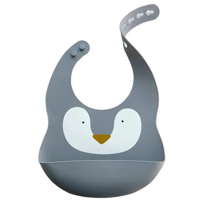 Bavoir bébé motif pingouin | Accessoire adorable pour les photos de bébé