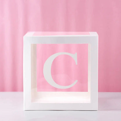 Boîte à Ballons Transparente | créer des souvenirs personnalisés - Les douceurs de bébé