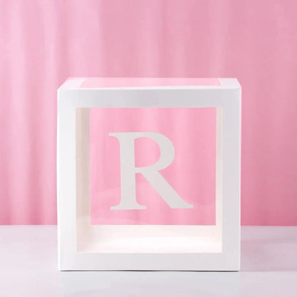 Boîte à Ballons Transparente | créer des souvenirs personnalisés - Les douceurs de bébé