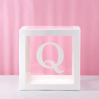 Boîte à Ballons Transparente | créer des souvenirs personnalisés - Les douceurs de bébé
