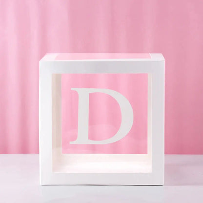 Boîte à Ballons Transparente | créer des souvenirs personnalisés - Les douceurs de bébé