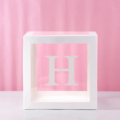 Boîte à Ballons Transparente | créer des souvenirs personnalisés - Les douceurs de bébé