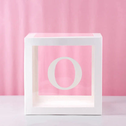 Boîte à Ballons Transparente | créer des souvenirs personnalisés - Les douceurs de bébé