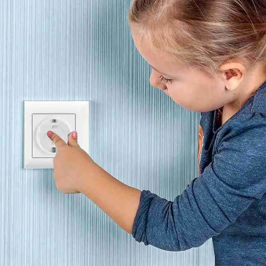 Cache prise sécuritaire vue de face | protection ultime contre les risques électriques