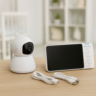Installation facile de la caméra bébé Wi-Fi | compacte et discrète dans la chambre