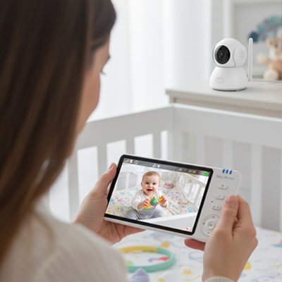 Vision nocturne infrarouge de la caméra bébé | image nette dans l'obscurité totale