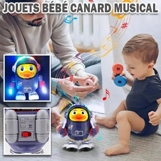 Canard musical interactif | stimule l'éveil de bébé - Les douceurs de bébé