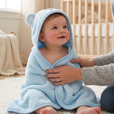 Cape de bain bébé | Ultra Douce - Les douceurs de bébé