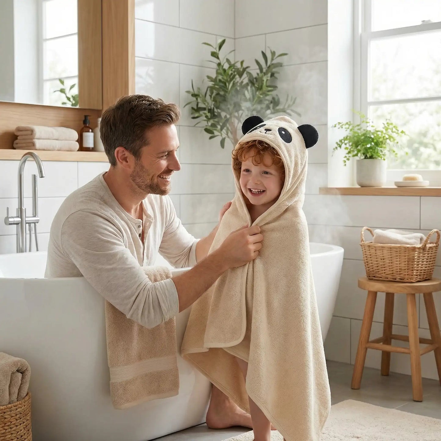 Cape de bain bébé | Ultra-moelleuse et amusante - Les douceurs de bébé
