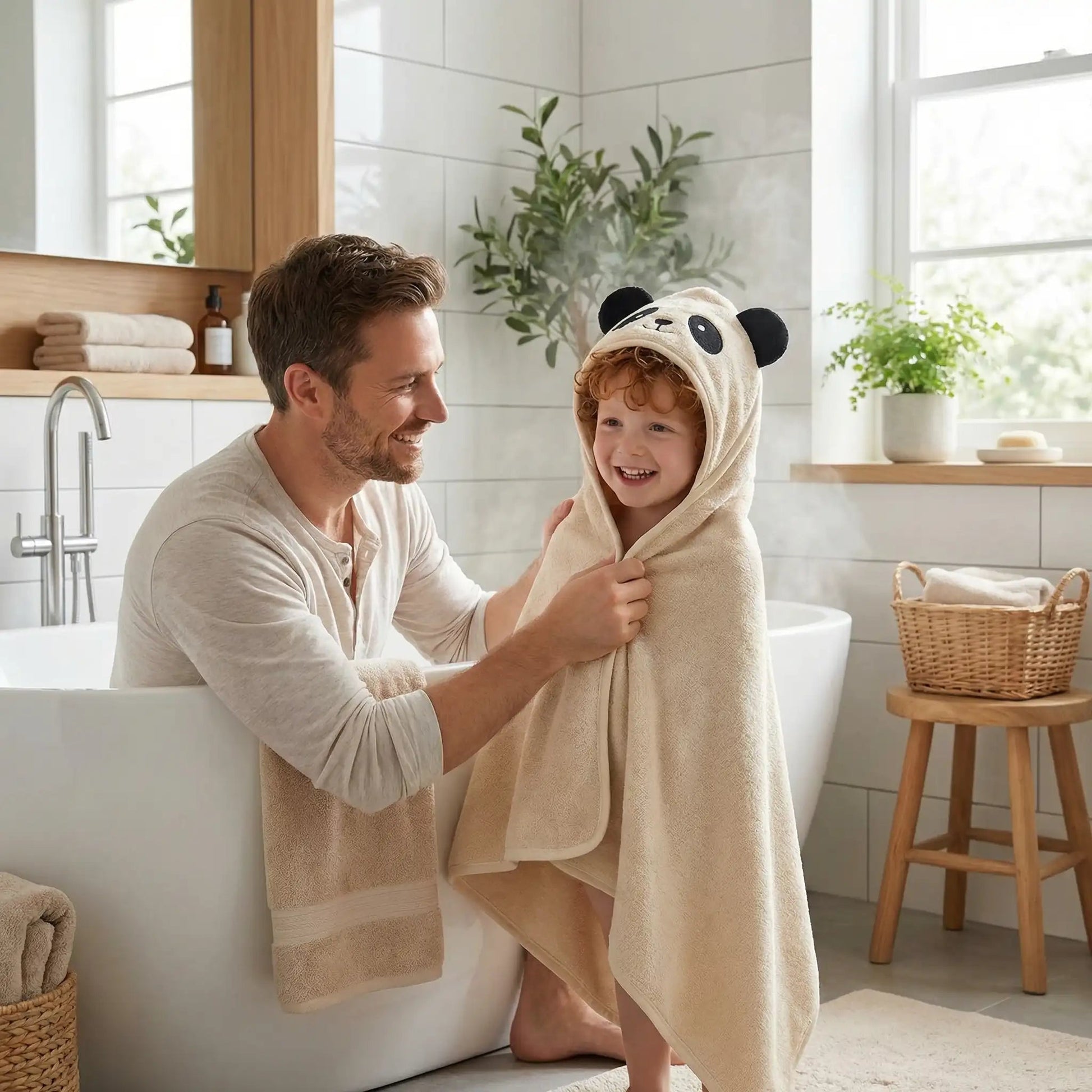 Cape de bain bébé | Ultra-moelleuse et amusante - Les douceurs de bébé