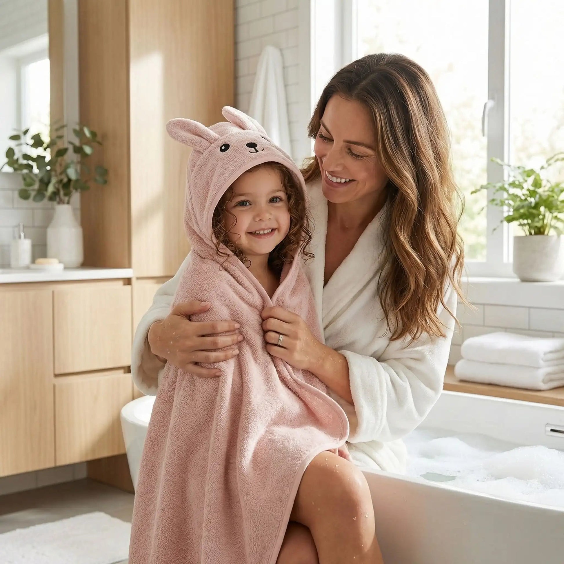 Cape de bain bébé | Ultra-moelleuse et amusante - Les douceurs de bébé