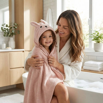 Cape de bain bébé | Ultra-moelleuse et amusante - Les douceurs de bébé