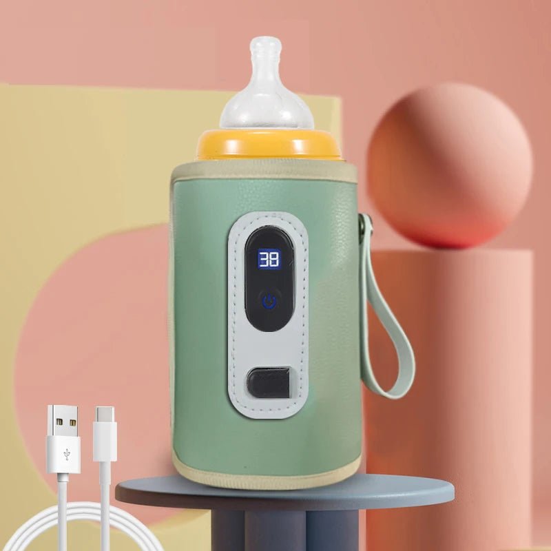 Chauffe-biberon portable avec biberon – compatible tous types de biberons
