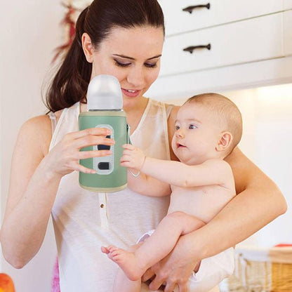 Chauffe-biberon portable dans un sac à langer – idéal pour voyager avec bébé