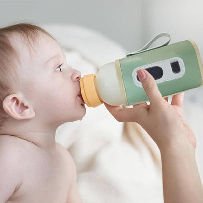 Chauffe-biberon portable vue de face – compact et léger pour les déplacements