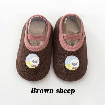 Chaussons bébé vue du dessus – ouverture élastiquée facile à enfiler