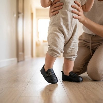 Chaussure Bébé Premiers Pas – Souple & Antidérapante | 0-12 mois - Les douceurs de bébé