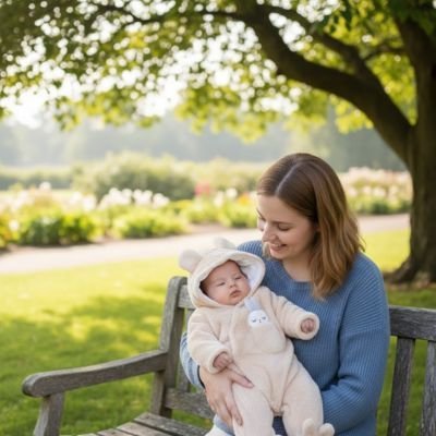 Détail de la matière de la combinaison bébé – tissu doux et respirant