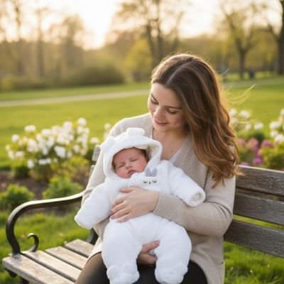 Combinaison bébé ultra-douce – vêtement confortable pour nouveau-né