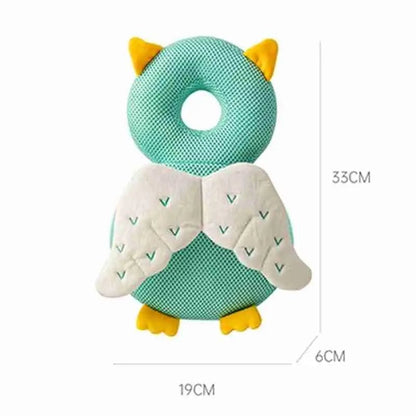 Coussin anti-chutes bébé coloris vert | design adorable et protection maximale