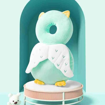 Coussin anti-chutes bébé vue de dos | protection complète de la nuque et du crâne