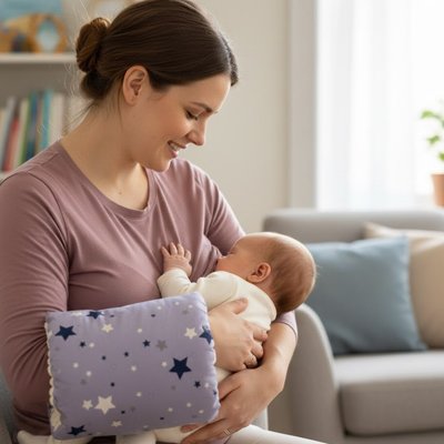 Coussin d'allaitement | doux et mouelleux
