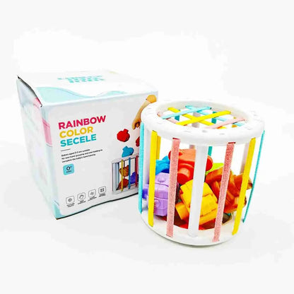 Cube de jeu sensoriel | stimule le développement - Les douceurs de bébé