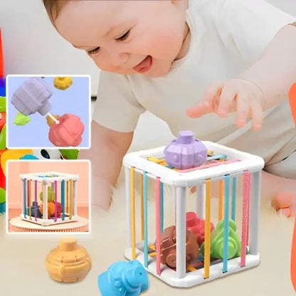 Cube de jeu sensoriel | stimule le développement - Les douceurs de bébé