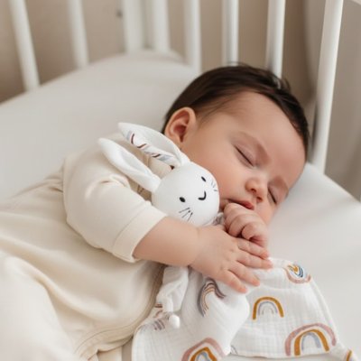Doudou lapin | Câlin Apaisant - Les douceurs de bébé