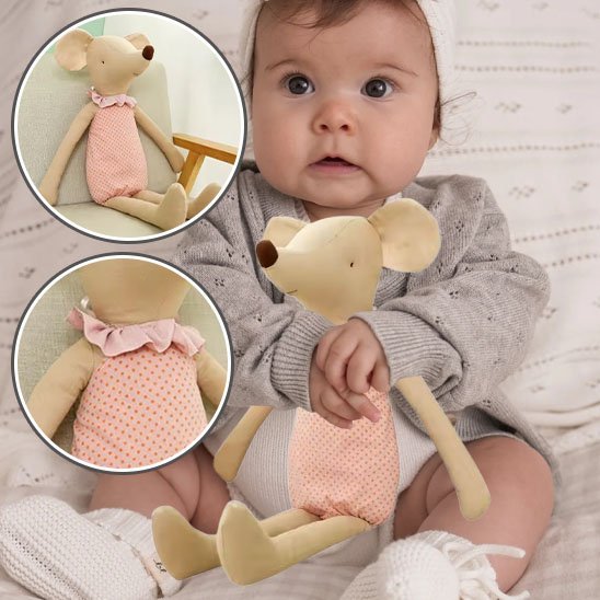 Doudou souris | Ultra-Doux Apaisant - Les douceurs de bébé