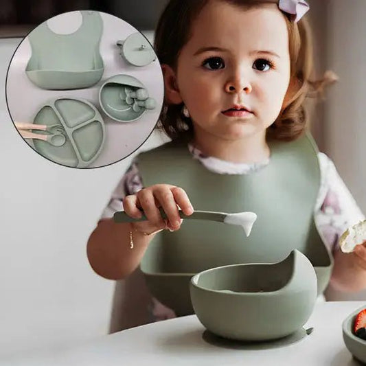 Ensemble repas bébé 8 pcs | sécurité optimale - Les douceurs de bébé