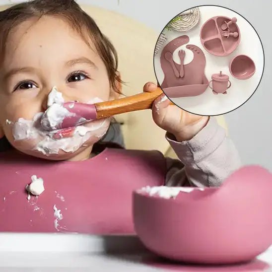Ensemble repas bébé 8 pcs | sécurité optimale - Les douceurs de bébé