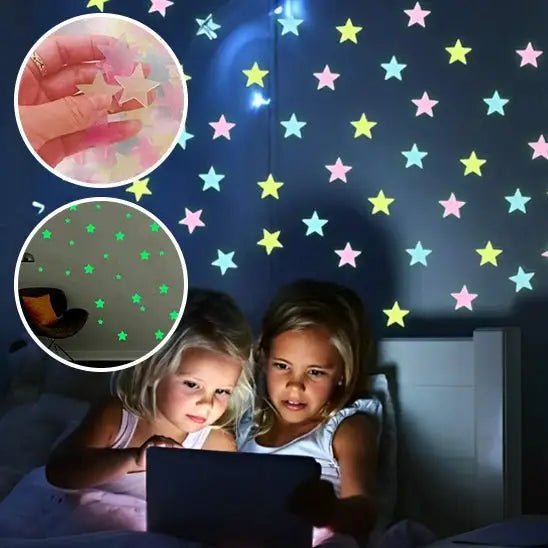 Étoiles fluorescentes pour enfant | un ciel étoilé magique - Les douceurs de bébé
