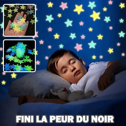 Étoiles fluorescentes pour enfant | un ciel étoilé magique - Les douceurs de bébé