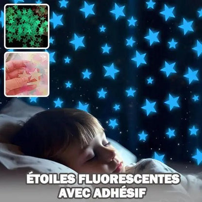 Étoiles fluorescentes pour enfant | un ciel étoilé magique - Les douceurs de bébé