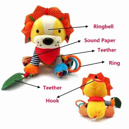 Hochet | en peluche interactif - Les douceurs de bébé