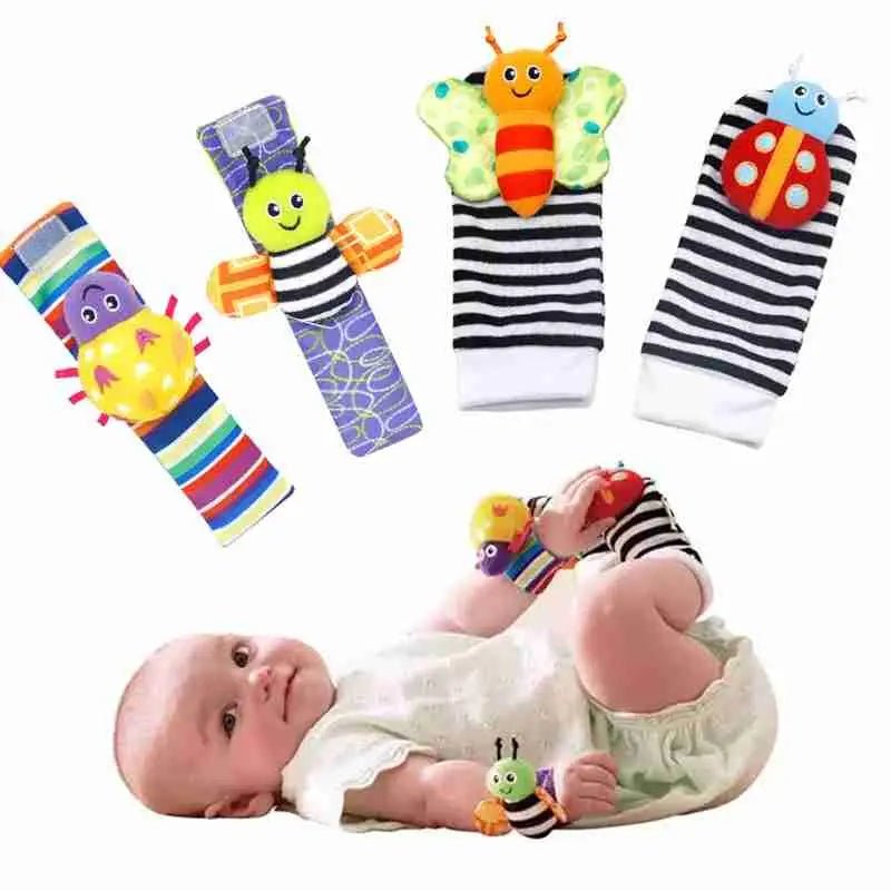 Hochet mains/pieds | indispensable pour l'éveil de bébé - Les douceurs de bébé