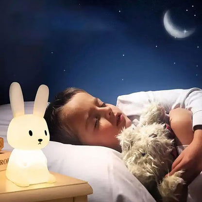 Veilleuse bébé | petit lapin pour un éclairage doux et personnalisable